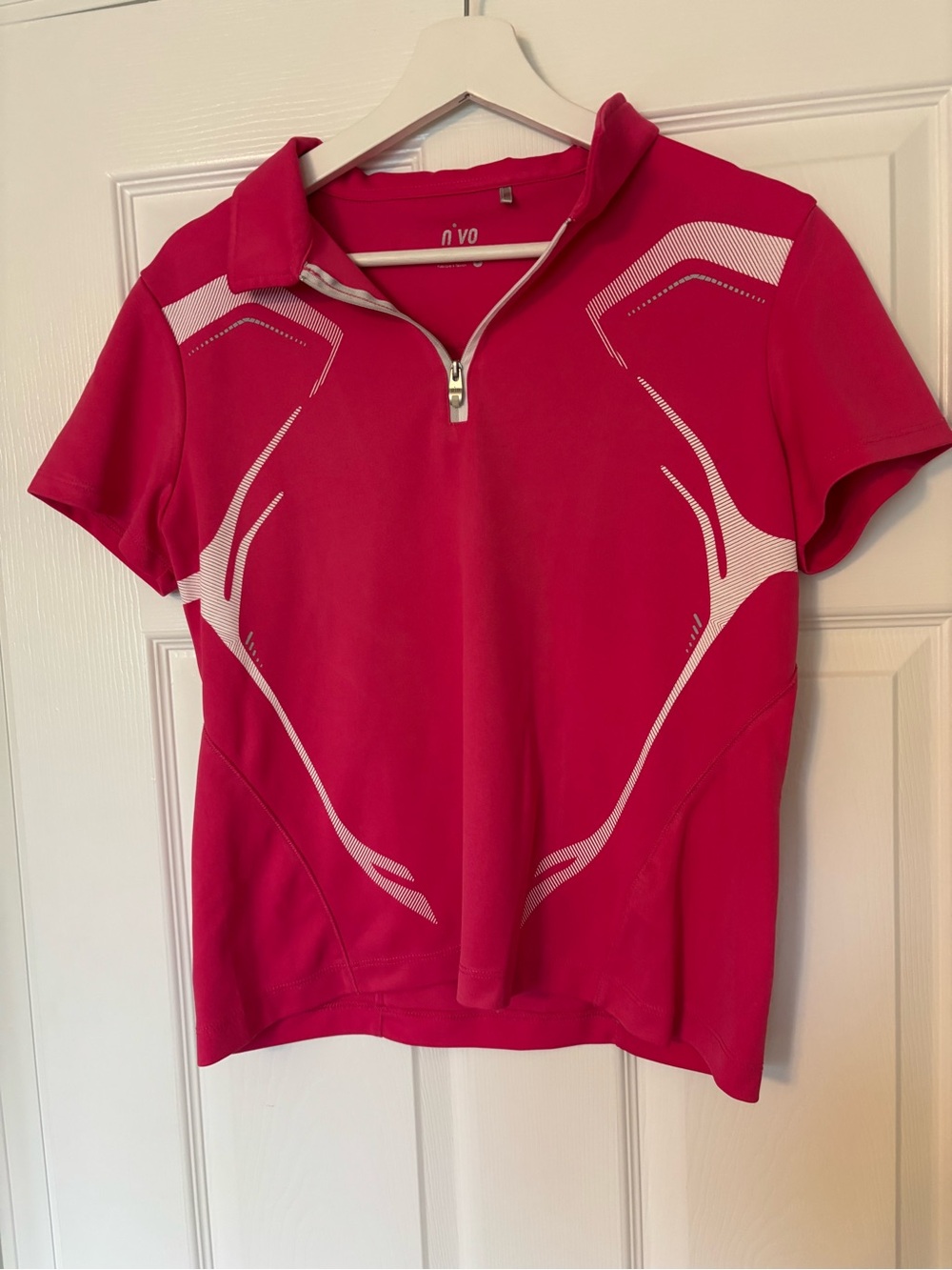 Women’s Hot Pink Short Sleeve Sport Polo